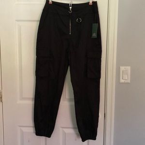 Wild Fable Black Zipper Trousers